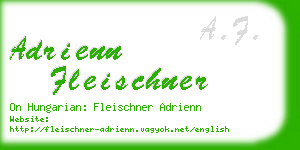 adrienn fleischner business card